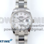 DateJust 36 126234 EWEF 1:1 Best Edition White MOP Dial on Oyster Bracelet A3235
