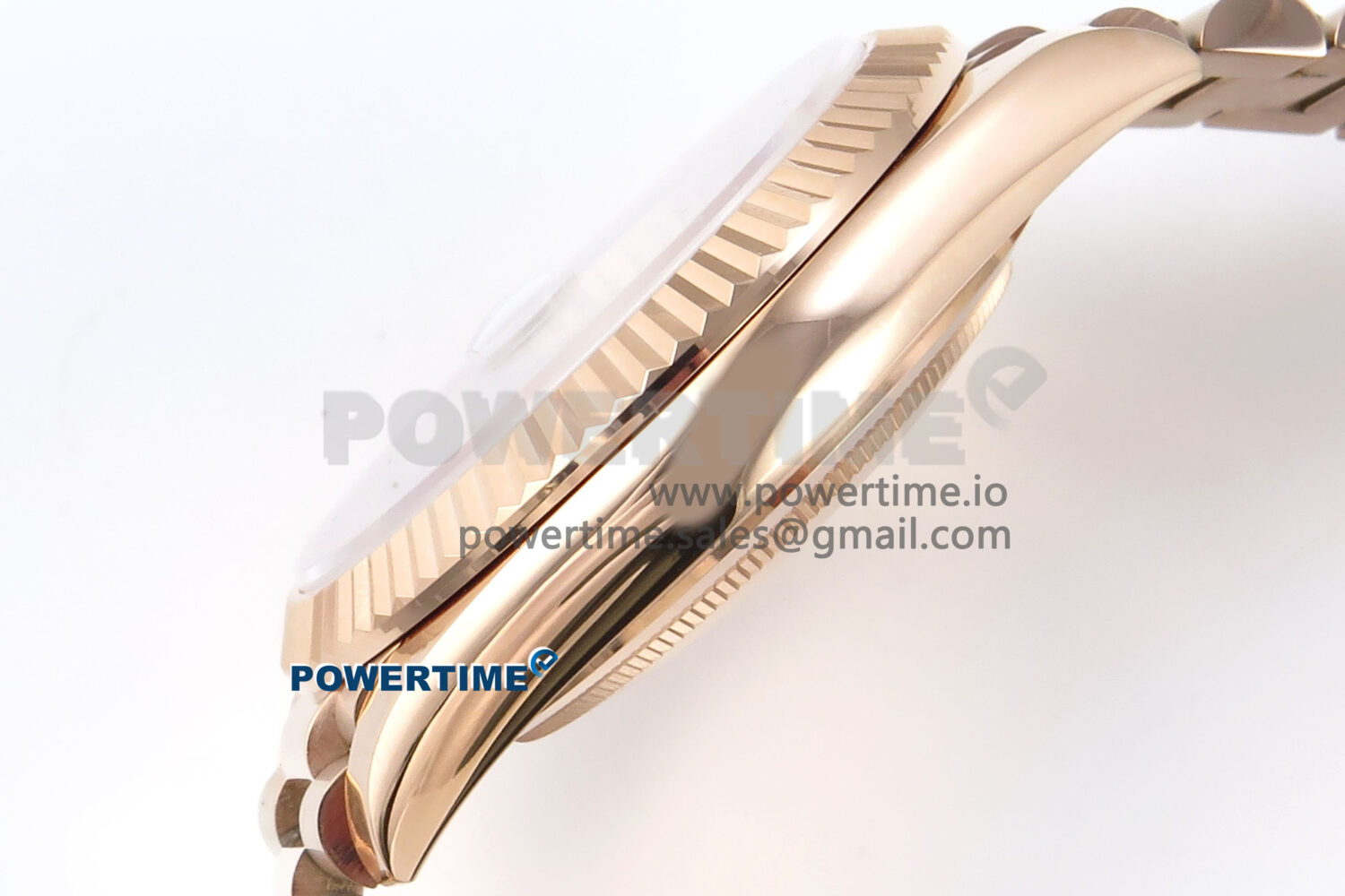Day Date 128235 36mm RG KF 1:1 Best Edition Brown Roman Dial On President Bracelet A2836 (Gain Weight) - Image 7