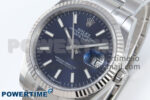 DateJust 36 126234 EWEF 1:1 Best Edition Blue Stick Dial on Oyster Bracelet A3235 - Image 3