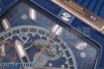 Spirit of Big Bang RG BBF 1:1 Best Edition Skeleton Dial on Blue Rubber Strap A7750 - Image 4