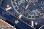 Spirit of Big Bang RG BBF 1:1 Best Edition Skeleton Dial on Blue Rubber Strap A7750 - Image 5