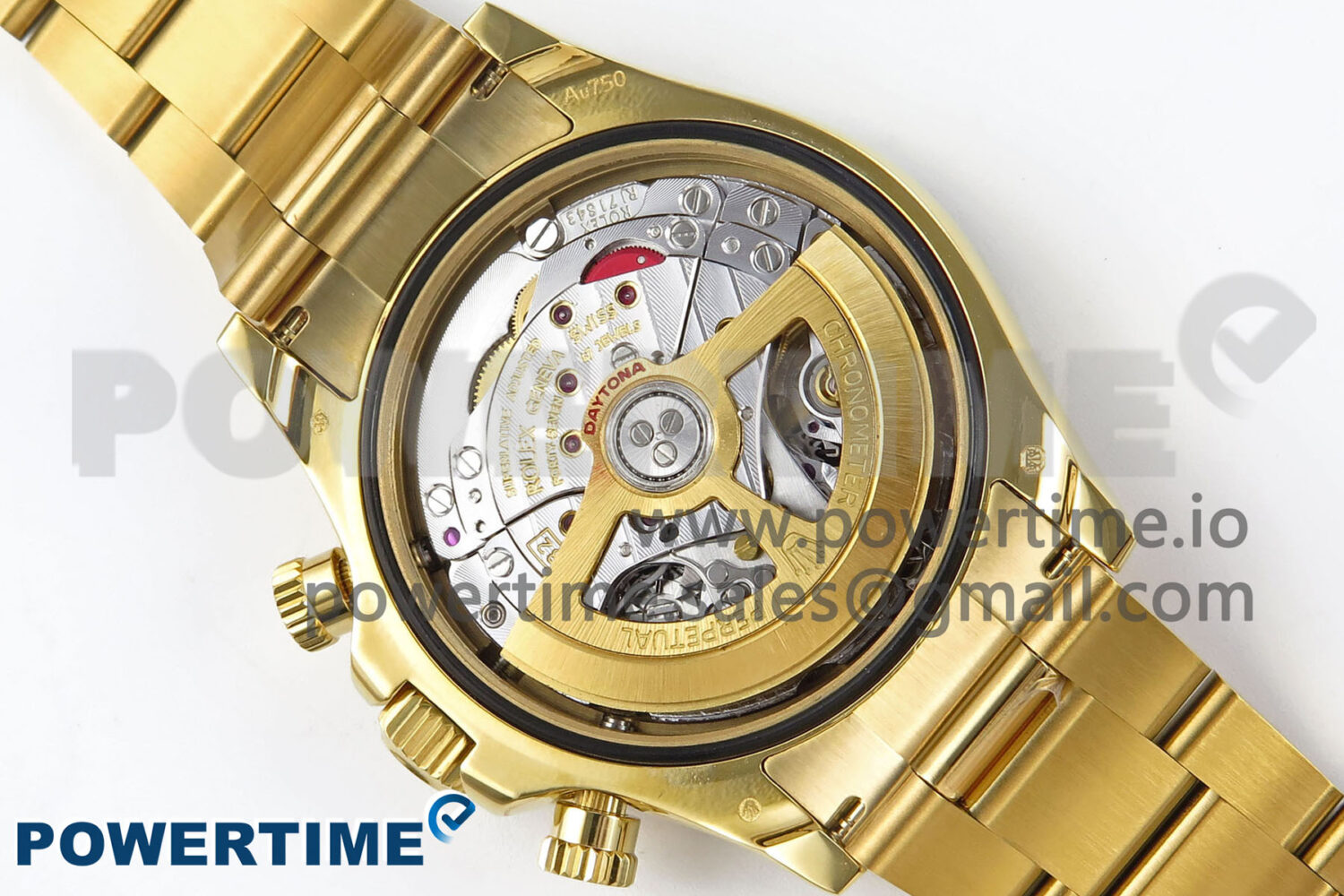 Daytona 126528 QF 1:1 Best Edition Black Dial Steel 904L on YG Bracelet V8 QF4132 - Image 9