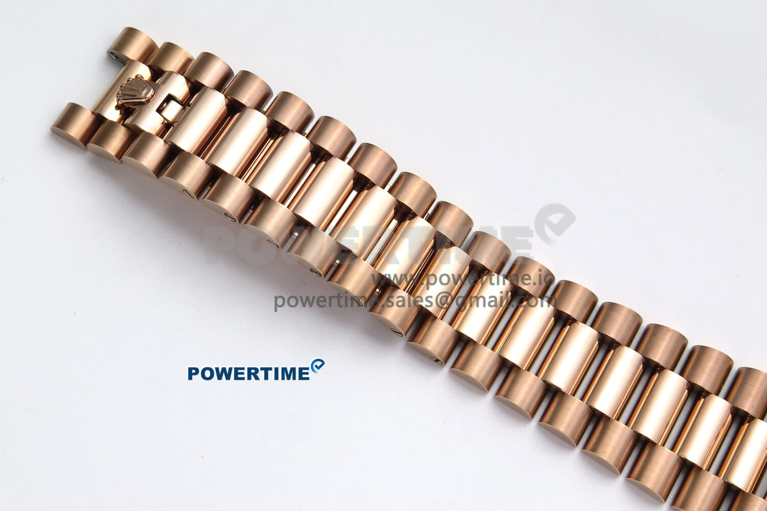 Day Date 128235 36mm RG KF 1:1 Best Edition Brown Roman Dial On President Bracelet A2836 (Gain Weight) - Image 13