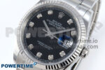 DateJust 36 126234 EWEF 1:1 Best Edition Black Diamonds Dial on Oyster Bracelet A3235 - Image 3
