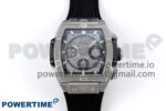 Spirit of Big Bang Titanium BBF 1:1 Best Edition Skeleton Dial on Black Rubber Strap A7750