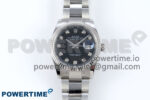 DateJust 36 126234 EWEF 1:1 Best Edition Black Diamonds Dial on Oyster Bracelet A3235