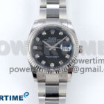 DateJust 36 126234 EWEF 1:1 Best Edition Black Diamonds Dial on Oyster Bracelet A3235