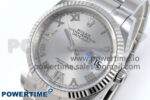 DateJust 36 126234 EWEF 1:1 Best Edition Silver Roman Diamonds Dial on Oyster Bracelet A3235 - Image 3