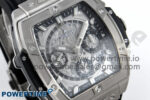 Spirit of Big Bang Titanium BBF 1:1 Best Edition Skeleton Dial on Black Rubber Strap A7750 - Image 2