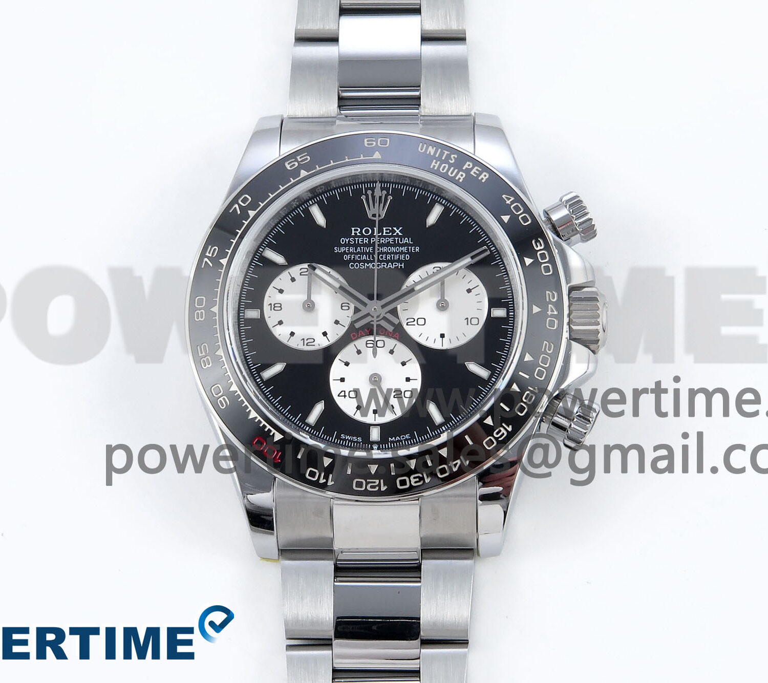 Daytona 126529 QF 1:1 Best Edition Black Dial Steel 904L on SS Bracelet V8 QF4132