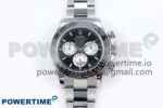 Daytona 126529 QF 1:1 Best Edition Black Dial Steel 904L on SS Bracelet V8 QF4132