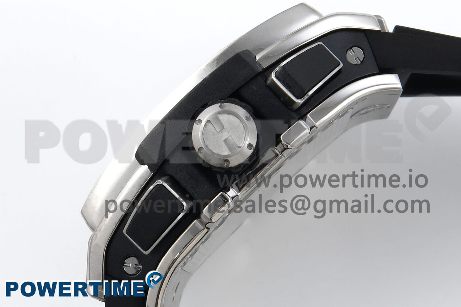 Spirit of Big Bang Titanium BBF 1:1 Best Edition Skeleton Dial on Black Rubber Strap A7750 - Image 6