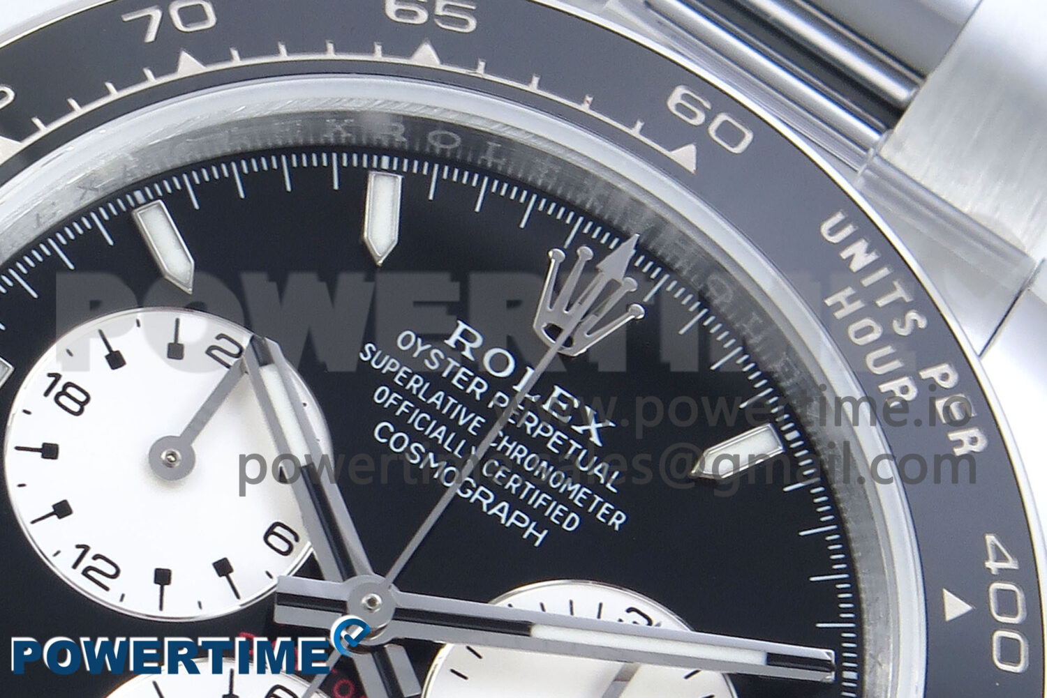 Daytona 126529 QF 1:1 Best Edition Black Dial Steel 904L on SS Bracelet V8 QF4132 - Image 4