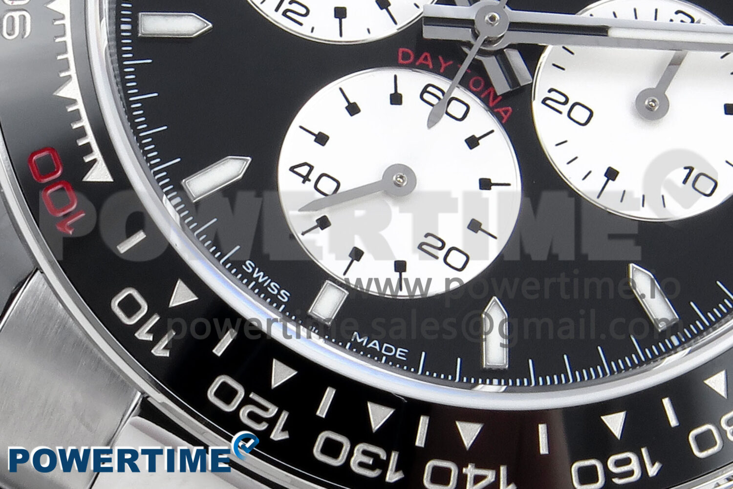 Daytona 126529 QF 1:1 Best Edition Black Dial Steel 904L on SS Bracelet V8 QF4132 - Image 5