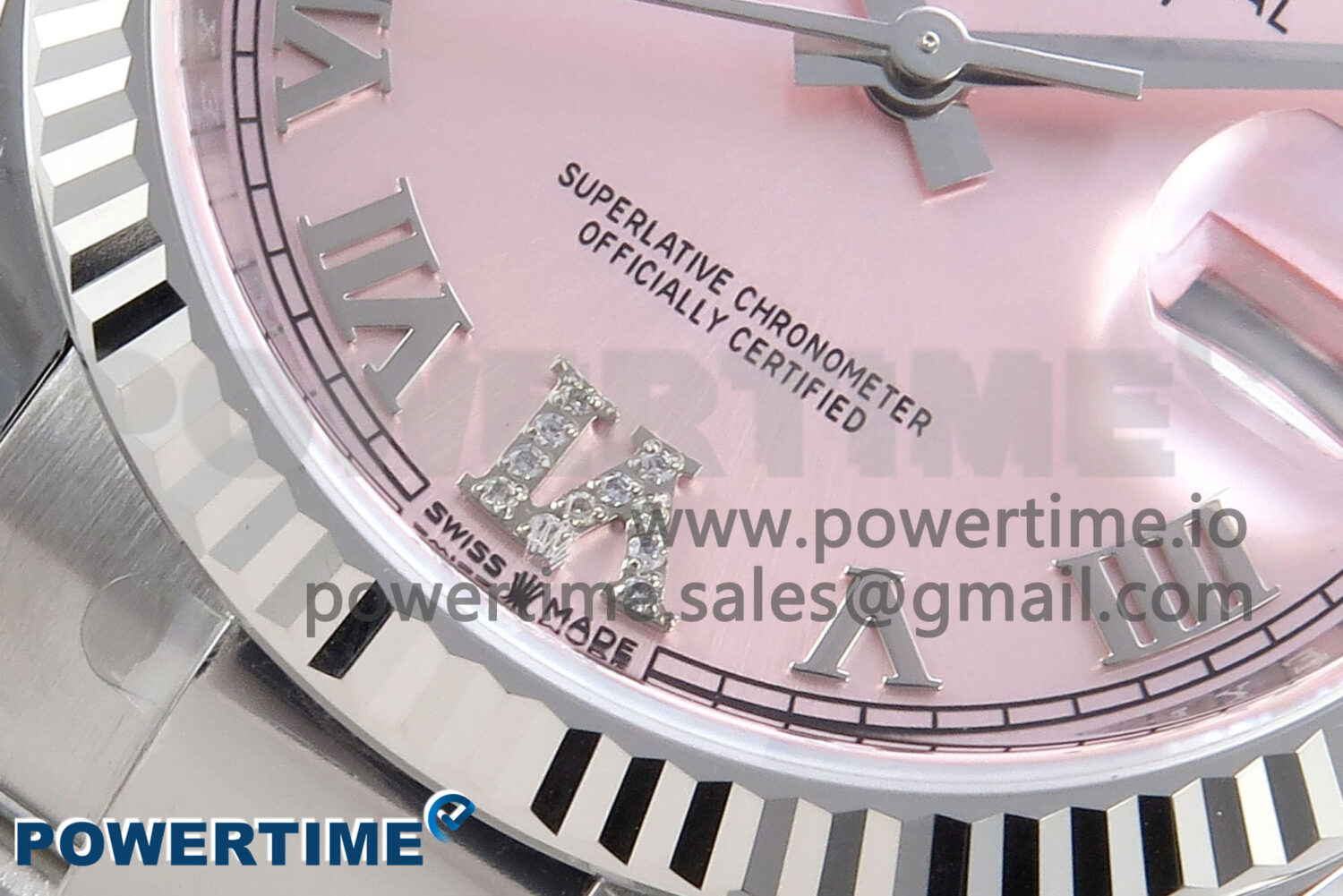 DateJust 36 126234 EWEF 1:1 Best Edition Pink Roman Diamonds Dial on Oyster Bracelet A3235 - Image 5