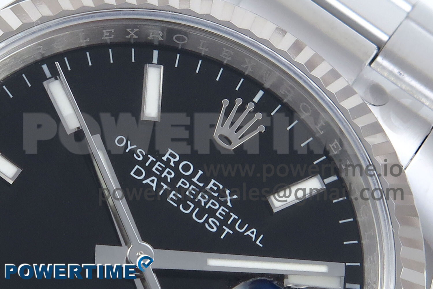 DateJust 36 126234 EWEF 1:1 Best Edition Black Stick Diamonds Dial on Oyster Bracelet A3235 - Image 4