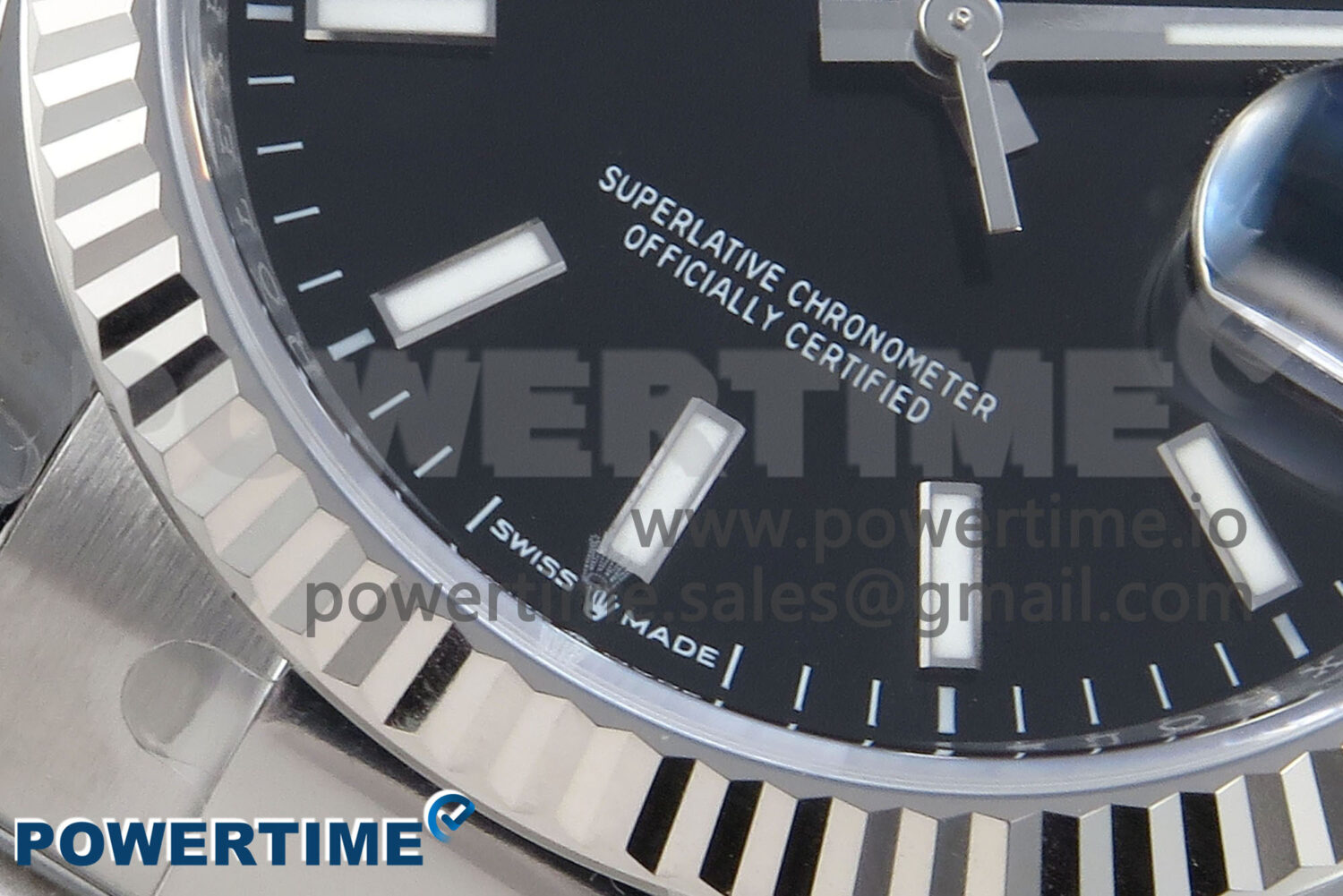 DateJust 36 126234 EWEF 1:1 Best Edition Black Stick Diamonds Dial on Oyster Bracelet A3235 - Image 5