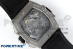 Spirit of Big Bang Titanium BBF 1:1 Best Edition Black Ceramic Bezel Skeleton Dial on Black Rubber Strap A7750 - Image 9