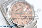 DateJust 36 126234 EWEF 1:1 Best Edition Orange Pattern Diamonds Dial on Oyster Bracelet A3235 - Image 2