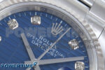 DateJust 36 126234 EWEF 1:1 Best Edition Blue Textured Diamonds Dial on Oyster Bracelet A3235 - Image 4