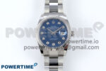 DateJust 36 126234 EWEF 1:1 Best Edition Blue Textured Diamonds Dial on Oyster Bracelet A3235