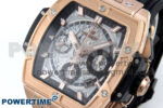 Spirit of Big Bang RG BBF 1:1 Best Edition Black Ceramic Bezel Skeleton Dial on Black Rubber Strap A7750 - Image 3