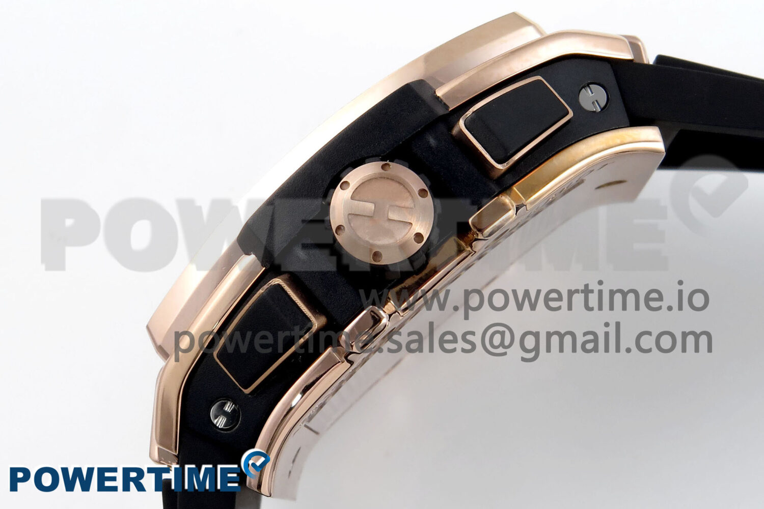 Spirit of Big Bang RG BBF 1:1 Best Edition Black Ceramic Bezel Skeleton Dial on Black Rubber Strap A7750 - Image 6
