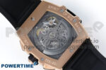 Spirit of Big Bang RG BBF 1:1 Best Edition Black Ceramic Bezel Skeleton Dial on Black Rubber Strap A7750 - Image 8