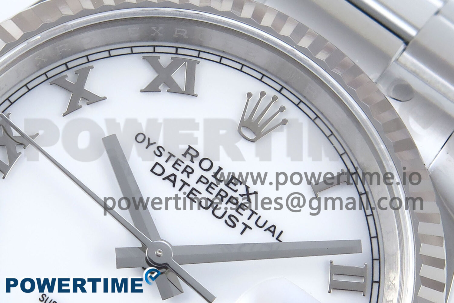 DateJust 36 126234 EWEF 1:1 Best Edition White Roman Dial on SS Jubilee Bracelet A3235 - Image 4