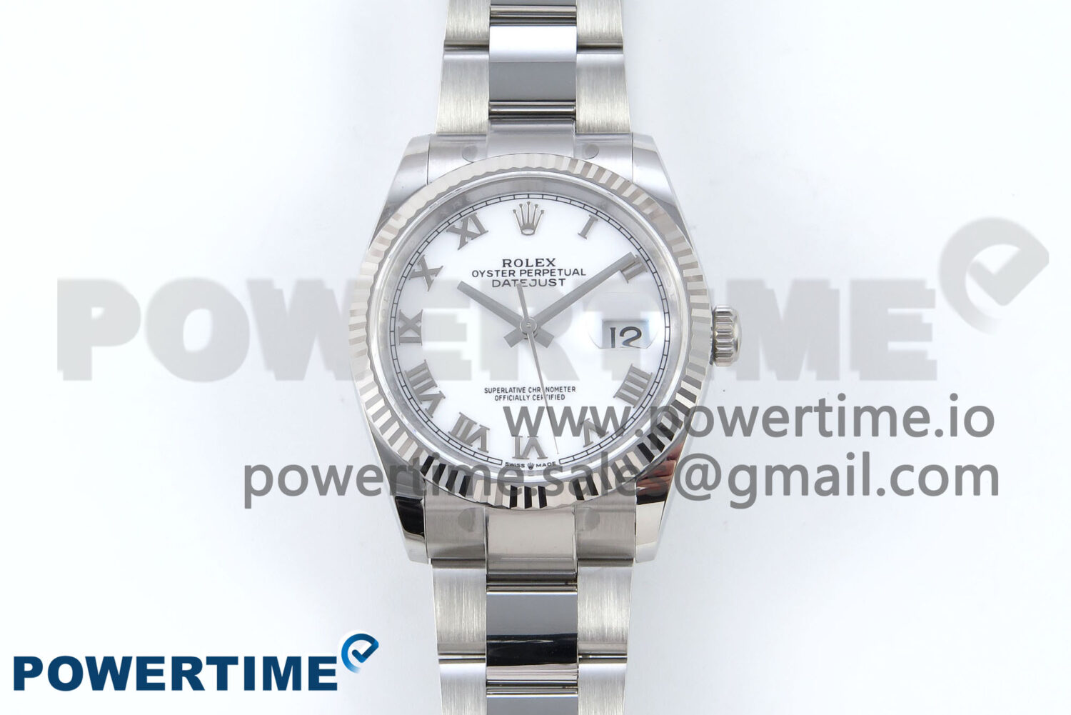 DateJust 36 126234 EWEF 1:1 Best Edition White Roman Dial on SS Jubilee Bracelet A3235 - Image 1