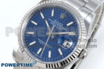 DateJust 36 126234 EWEF 1:1 Best Edition Blue Textured Stick Dial on Oyster Bracelet A3235 - Image 3