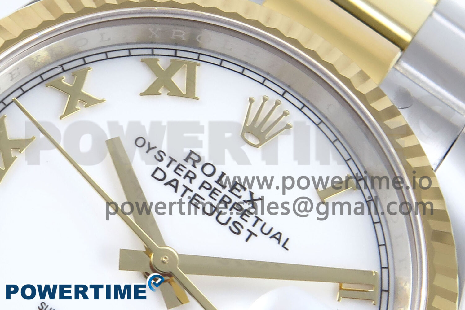 DateJust 36 126233 EWEF 1:1 Best Edition White Roman Dial on SS/YG Oyster Bracelet A3235 - Image 4