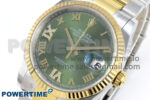 DateJust 36 126233 EWEF 1:1 Best Edition Green Roman Diamonds Dial on SS/YG Oyster Bracelet A3235 - Image 3