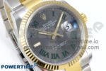 DateJust 36 126233 EWEF 1:1 Best Edition Gray Dial Green Roman Marker on SS/YG Oyster Bracelet A3235 - Image 2
