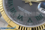 DateJust 36 126233 EWEF 1:1 Best Edition Gray Dial Green Roman Marker on SS/YG Oyster Bracelet A3235 - Image 5