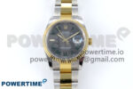 DateJust 36 126233 EWEF 1:1 Best Edition Gray Dial Green Roman Marker on SS/YG Oyster Bracelet A3235