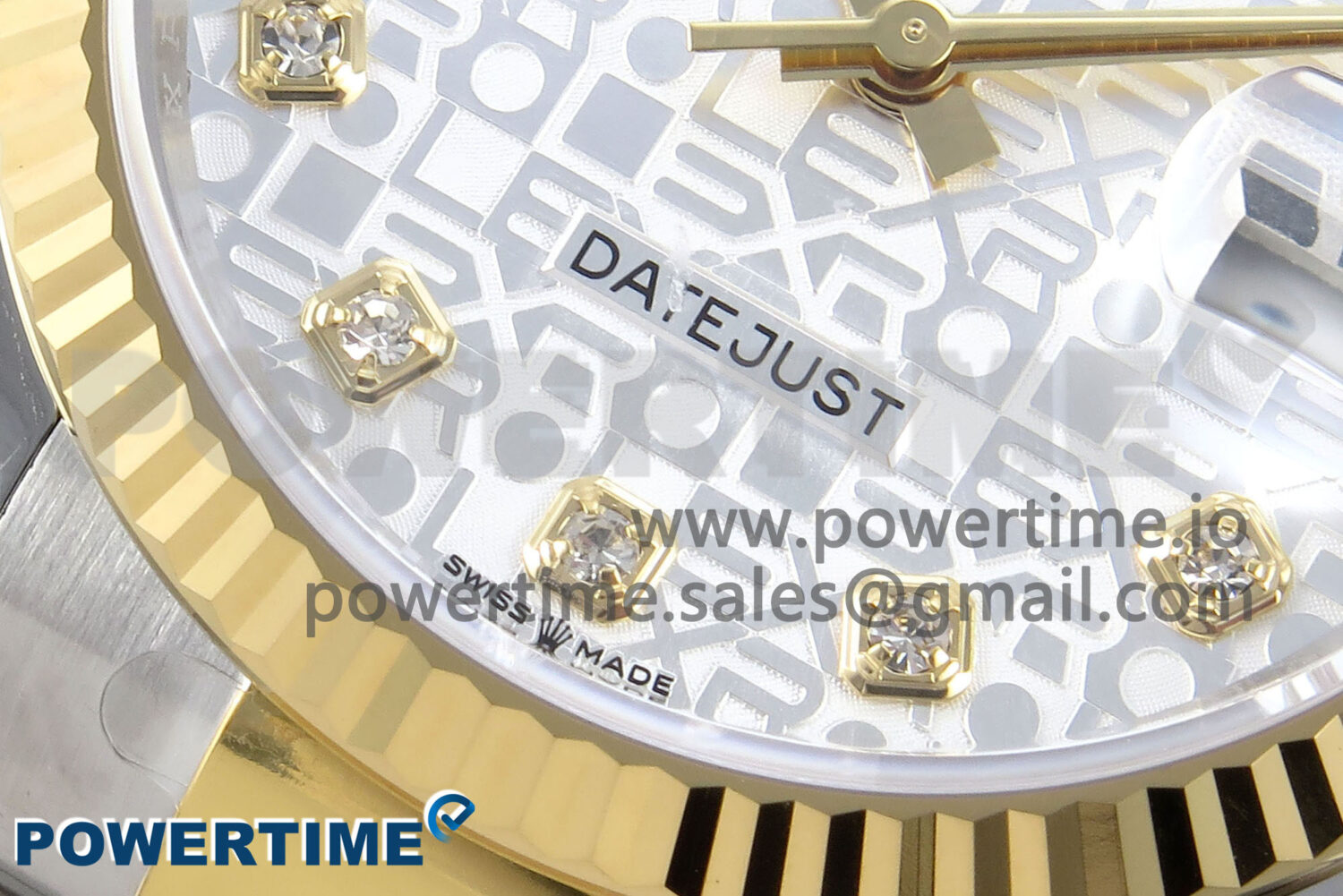 DateJust 36 126233 EWEF 1:1 Best Edition White Pattern Diamonds Dial on SS/YG Oyster Bracelet A3235 - Image 5