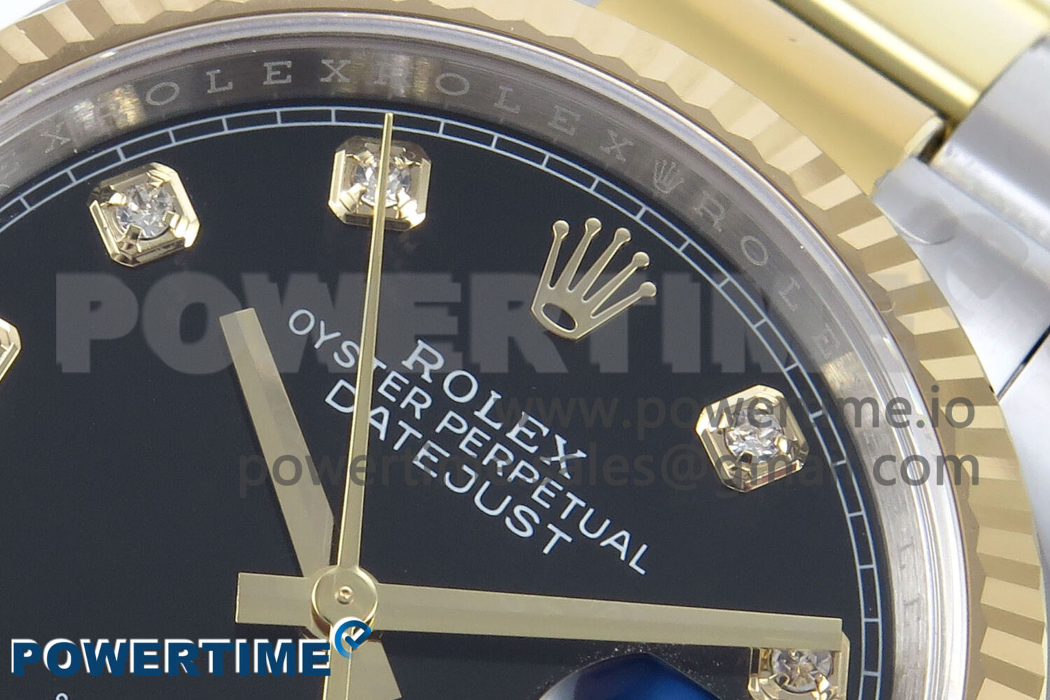 DateJust 36 126233 EWEF 1:1 Best Edition Black Diamonds Dial on SS/YG Oyster Bracelet A3235 - Image 4