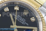 DateJust 36 126233 EWEF 1:1 Best Edition Black Diamonds Dial on SS/YG Oyster Bracelet A3235 - Image 4