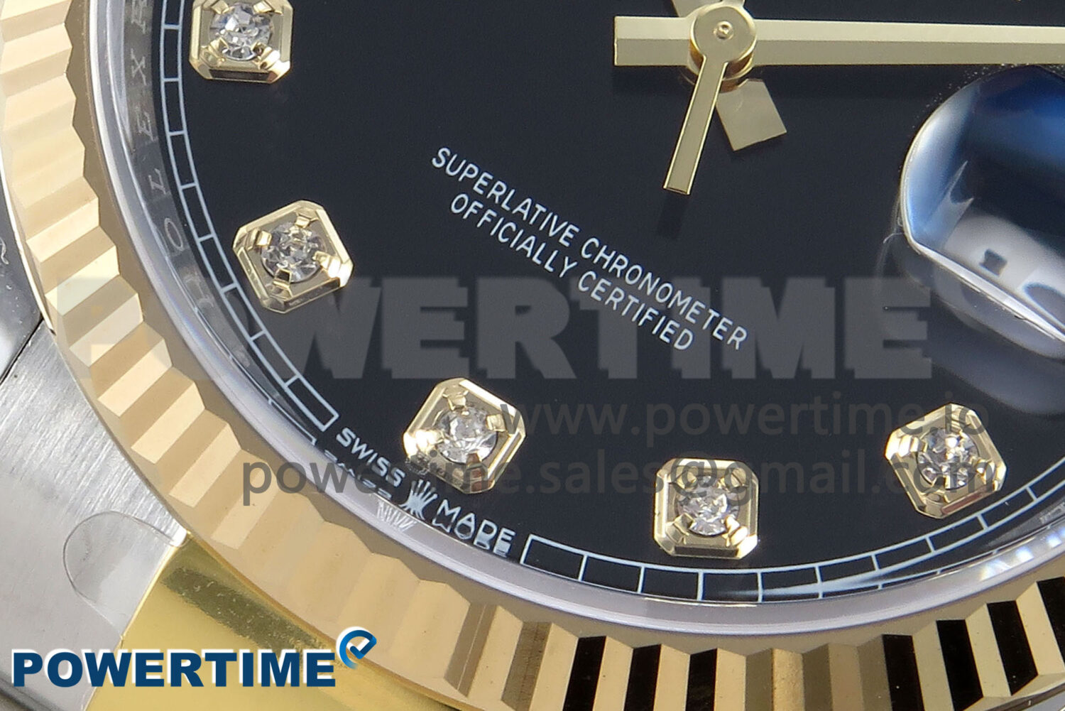 DateJust 36 126233 EWEF 1:1 Best Edition Black Diamonds Dial on SS/YG Oyster Bracelet A3235 - Image 5
