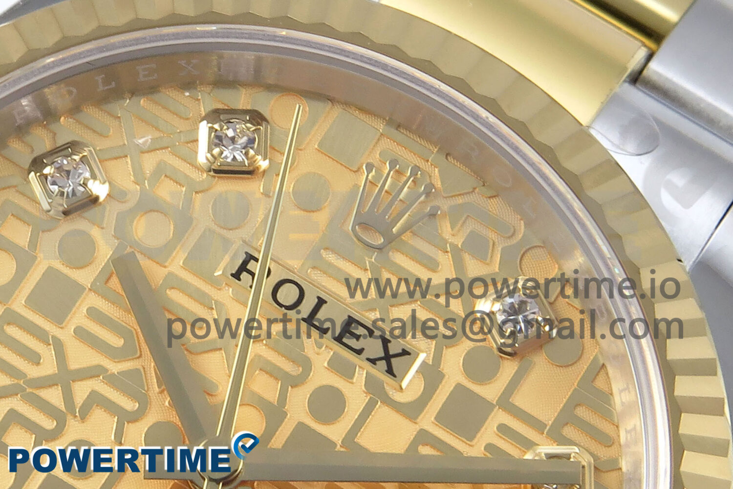DateJust 36 126233 EWEF 1:1 Best Edition YG Pattern Diamonds Dial on SS/YG Oyster Bracelet A3235 - Image 4