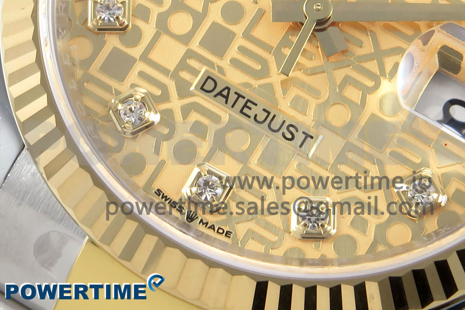 DateJust 36 126233 EWEF 1:1 Best Edition YG Pattern Diamonds Dial on SS/YG Oyster Bracelet A3235 - Image 5