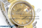 DateJust 36 126233 EWEF 1:1 Best Edition YG Diamonds Dial on SS/YG Oyster Bracelet A3235 - Image 2