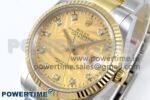DateJust 36 126233 EWEF 1:1 Best Edition YG Leaf Diamonds Dial on SS/YG Oyster Bracelet A3235 - Image 3