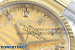 DateJust 36 126233 EWEF 1:1 Best Edition YG Leaf Diamonds Dial on SS/YG Oyster Bracelet A3235 - Image 4