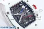 Custom Made RM67-02 White NTPT France Dial on White Nylon strap CRMA7 Clone - Image 2