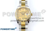 DateJust 36 126233 EWEF 1:1 Best Edition YG Leaf Diamonds Dial on SS/YG Oyster Bracelet A3235