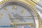 DateJust 36 126233 EWEF 1:1 Best Edition Silver Roman Diamonds Dial on SS/YG Oyster Bracelet A3235 - Image 4