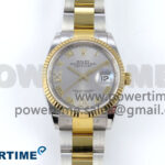 DateJust 36 126233 EWEF 1:1 Best Edition Silver Roman Diamonds Dial on SS/YG Oyster Bracelet A3235