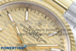 DateJust 36 126233 EWEF 1:1 Best Edition YG Textured Stick Dial on SS/YG Oyster Bracelet A3235 - Image 4